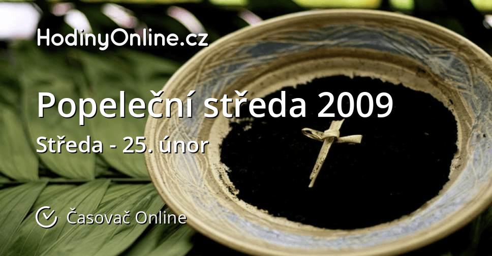 Popeleční středa 2009