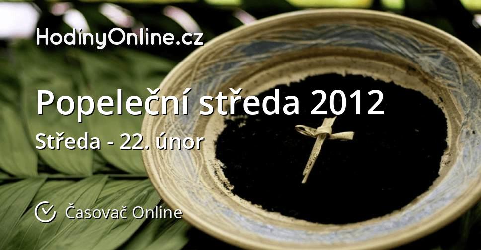 Popeleční středa 2012