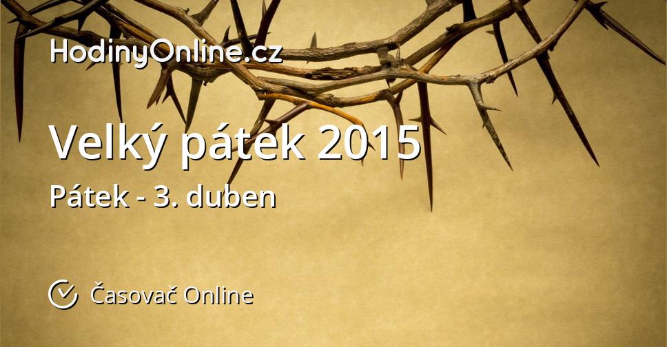 Velký pátek 2015